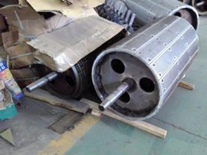 Cilindro de tramado clavado de aluminio